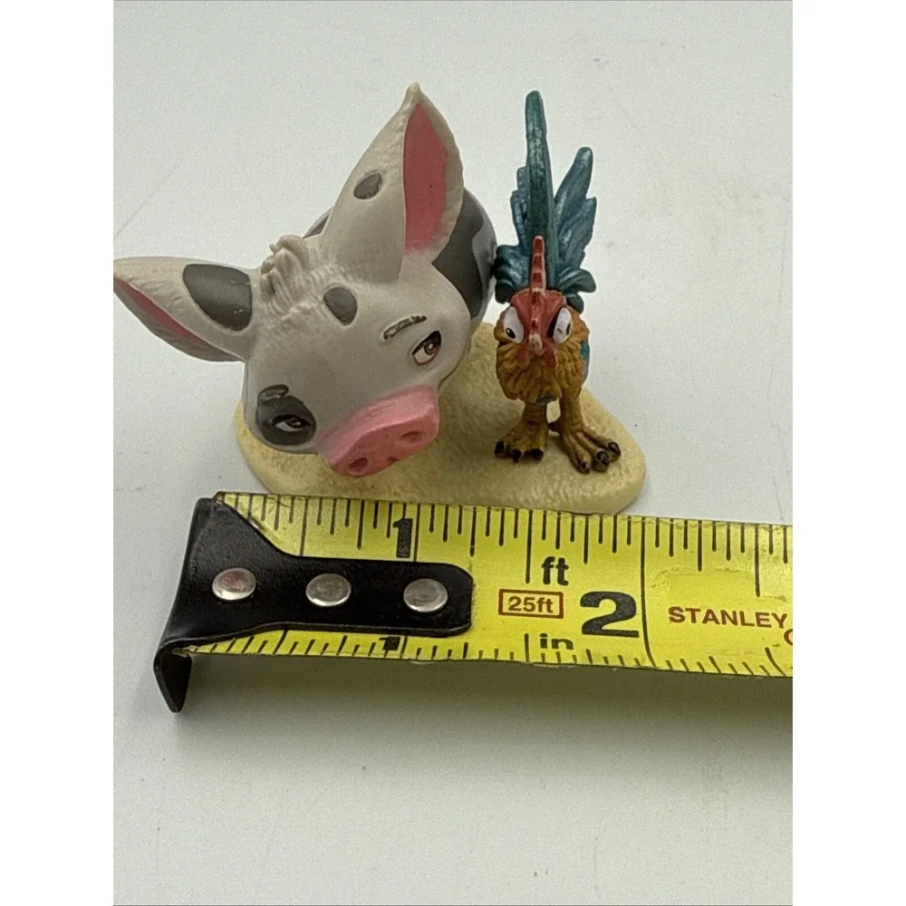 Disney Moana Island Volcano Te‎ Ka Monster Pua Pig Hei Hei Chief Tui Cake Topper